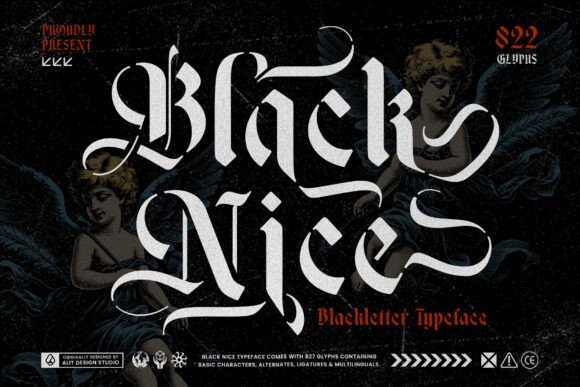Black Nice Typeface for Bold Web Design