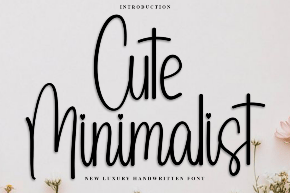 Cute Minimalist Font for Festive Campaigns