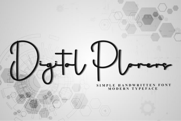 Digital Planers: A Festive Typeface for Holiday Branding