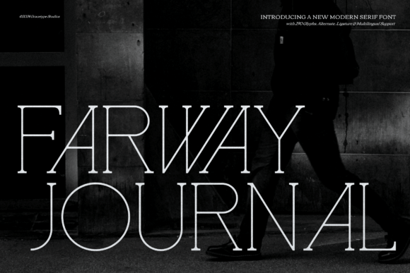 Farway Journal Font for Elegant Maker Branding