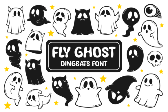 Fly Ghost Font for Spooky Branding