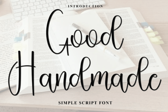 Good Handmade Typeface for Festive Web Design