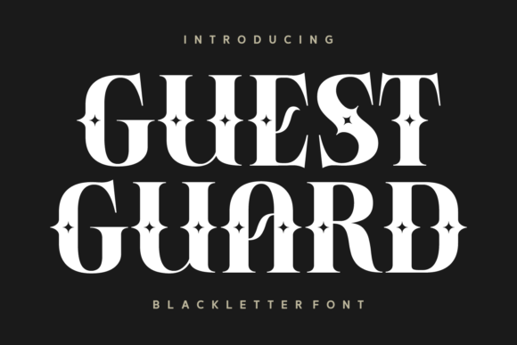 Guest Guard Typeface for Magical Branding