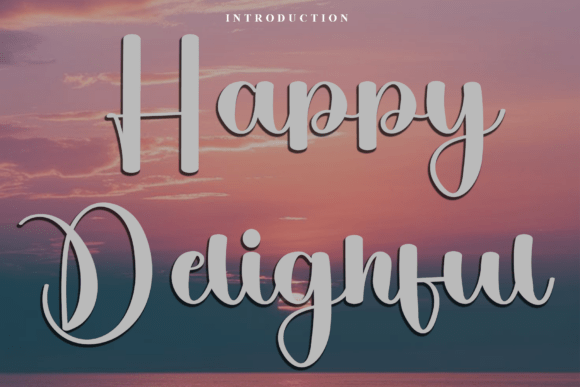 Happy Delighful Typeface for Festive Web Design
