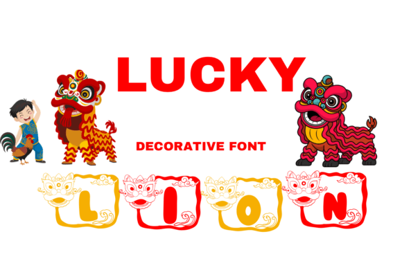 Lucky Lion Font for Creative Branding Projects