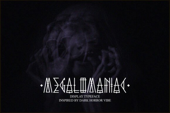 Megalomaniac Font: Dark Horror Type for Bold Branding