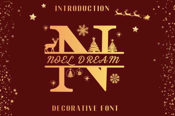 Noel Dream Typeface for Festive Branding