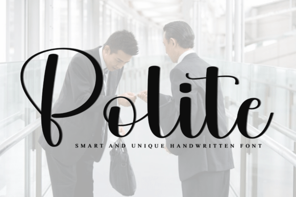 Polite Typeface for Festive Editorial Design