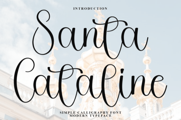 Santa Cataline Font for Festive Web Design