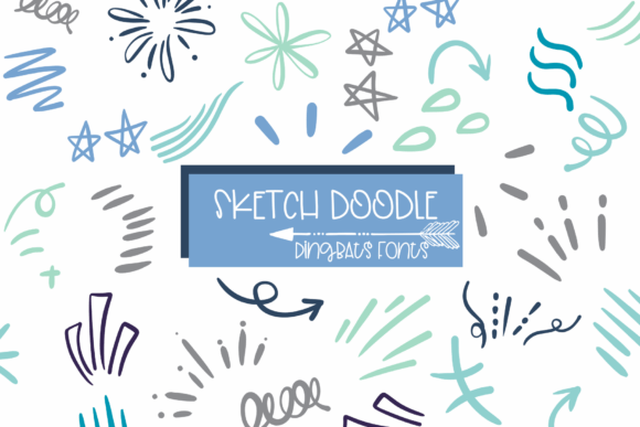 Sketch Doodle Font for Editorial Charm