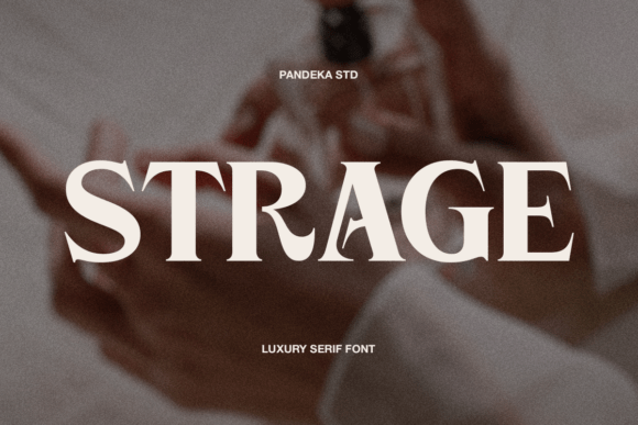 Strage: A Luxury Serif Font for Makers
