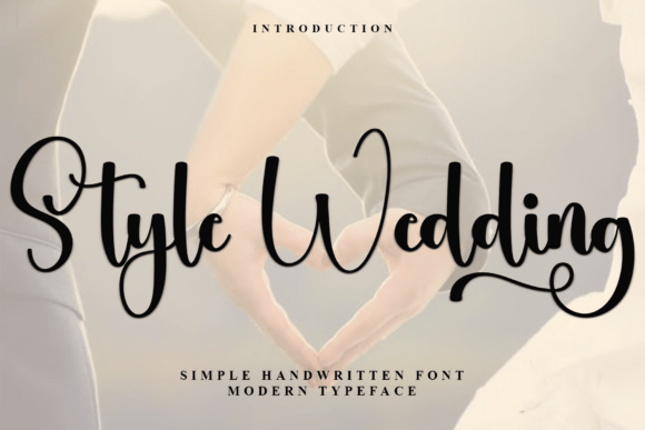 Style Wedding Font for Festive Branding