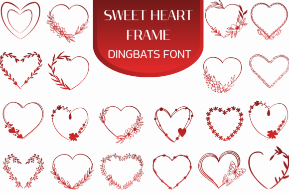 Sweet Heart Frame: The Ultimate Romantic Dingbats Font