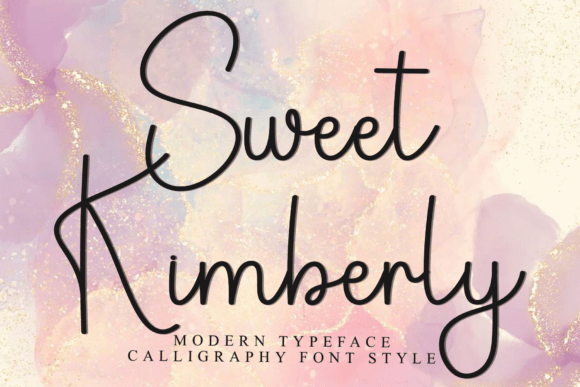 Sweet Kimberly Typeface for Holiday Marketing