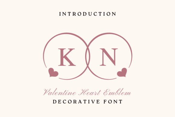 Valentine Heart Emblem: A Romantic Font Review