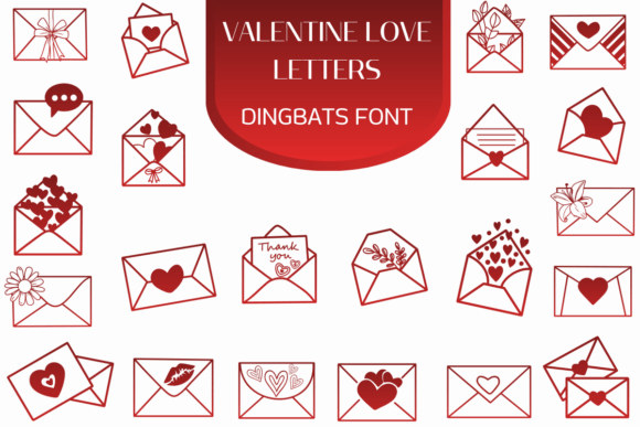 Valentine Love Letters Font for Web Design