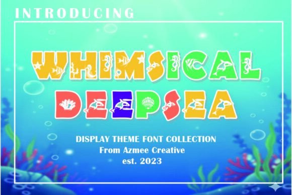 Whimsical Deepsea Font for Playful Campaigns